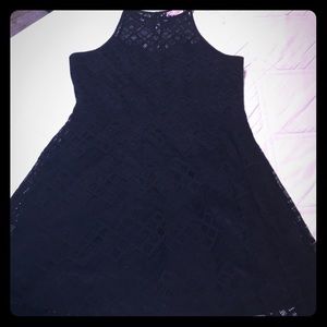 Candies black lace sleeveless dress